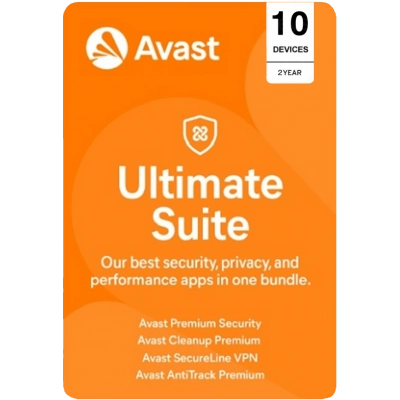 Avast utimate for 10 Devices 2 Years