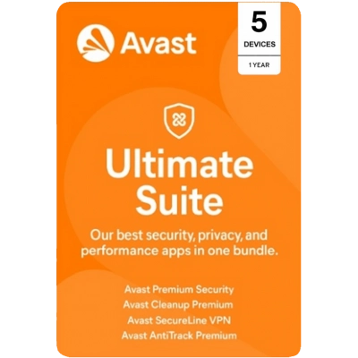 Avast utimate 1 Year for 5 Device